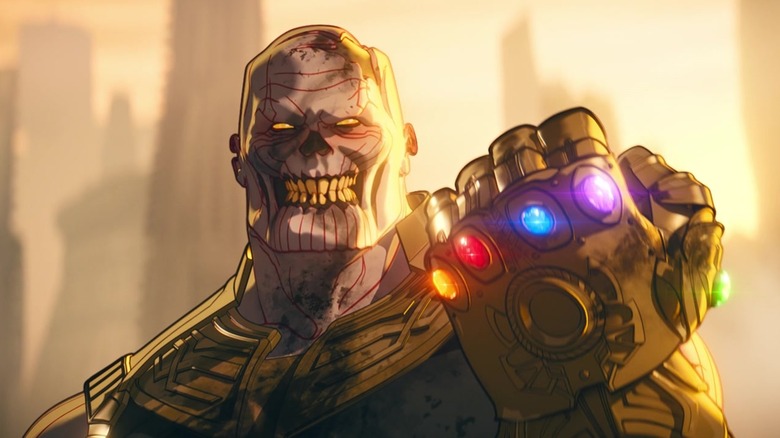 Zombie Thanos with Infinity Gauntlet