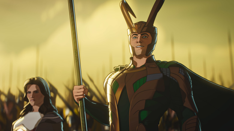 Animated Loki smiling