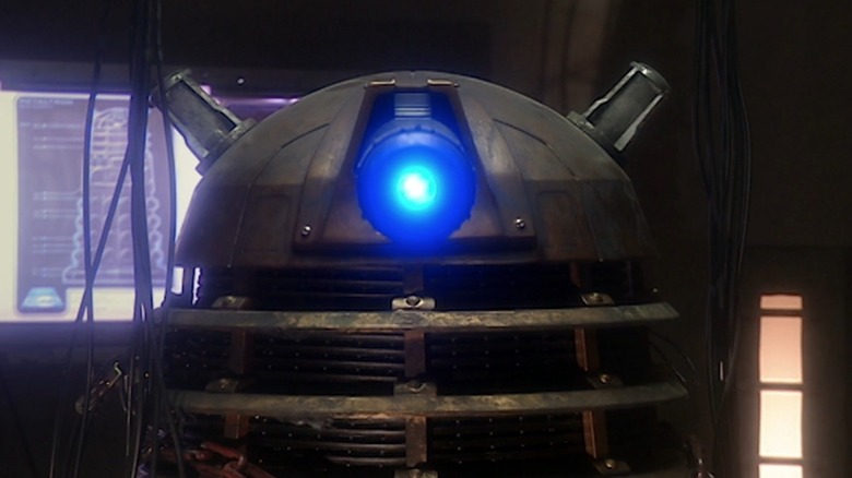 A close-up of a Dalek