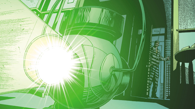 Green Lantern lighting up