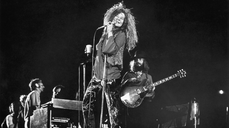 Janis Joplin performing