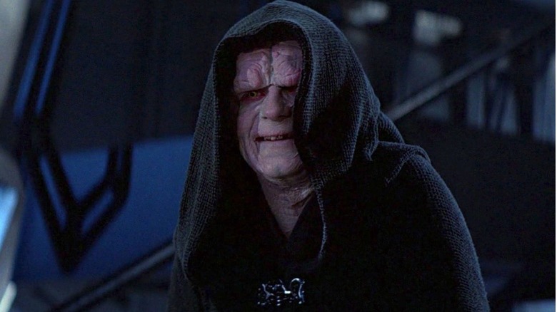 Emperor Palpatine smiling