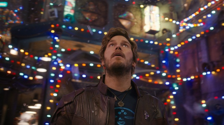 Peter Quill looking up