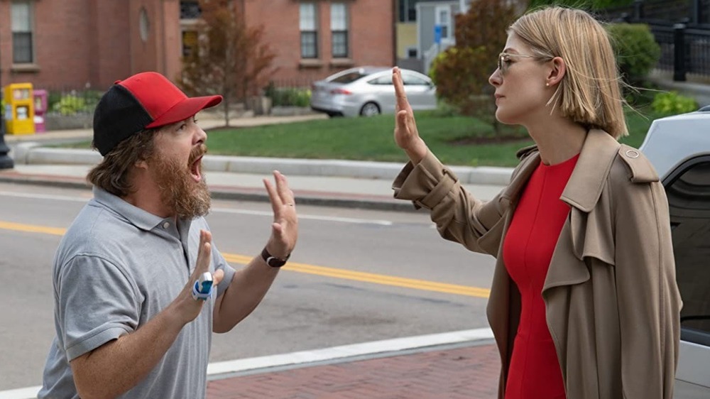 Mr. Feldstrom arguing with Marla