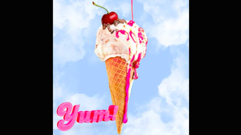 The cover for the single Yum