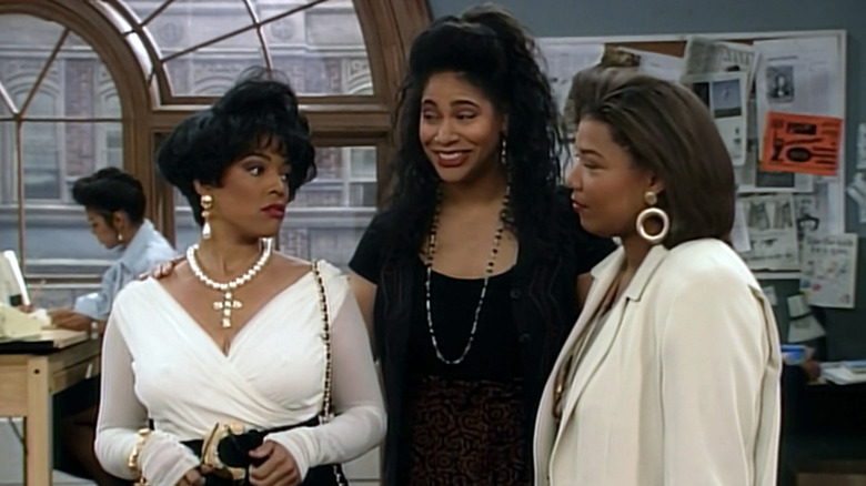 Regine, Synclaire, and Khadijah talking