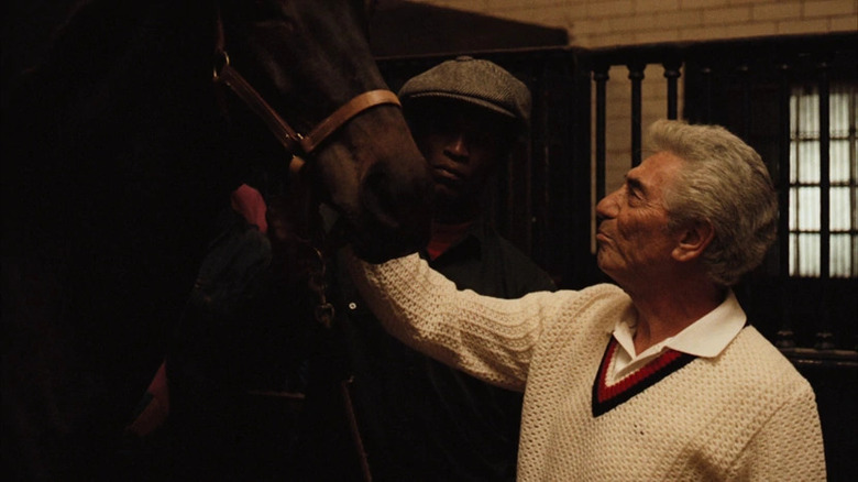 Jack Woltz tending to his horse