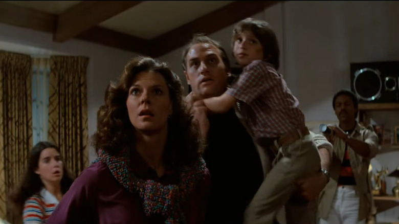 Poltergeist family looking concerned