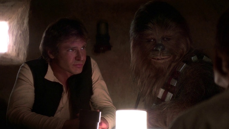 Han Solo and Chewie