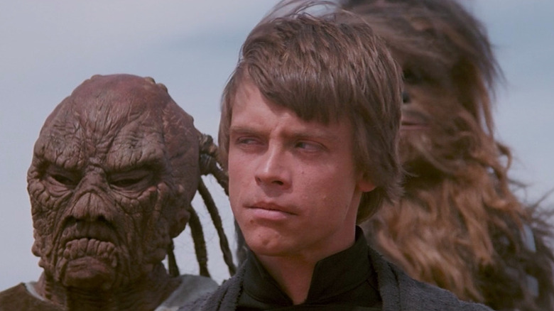 Luke Skywalker giving side-eye