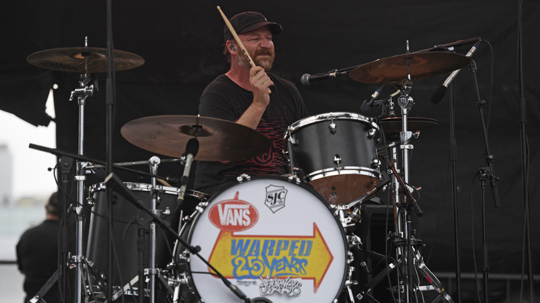 Jess Margera on drums