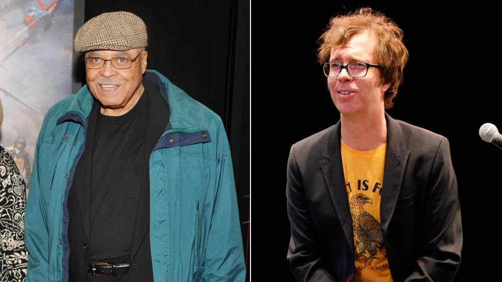 Split image of James Earl Jones and Ben Folds