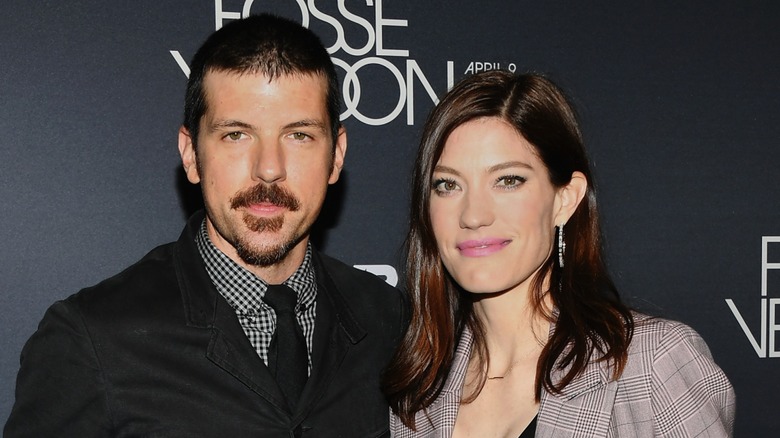 Seth Avett and Jennifer Carpenter smiling