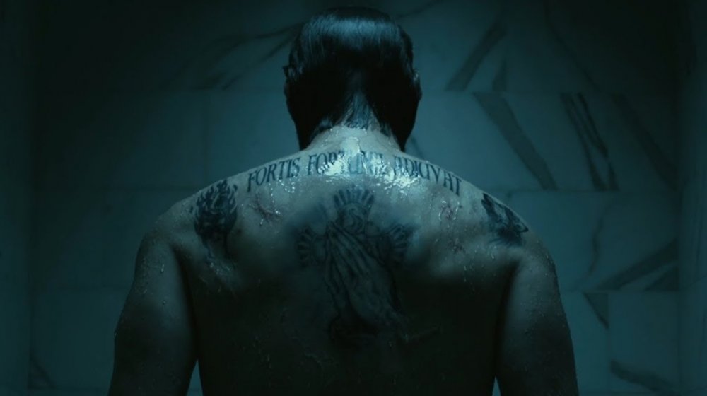 John Wick's back tattoos