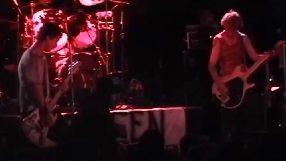 Green Day performing at City Gardens in 1994