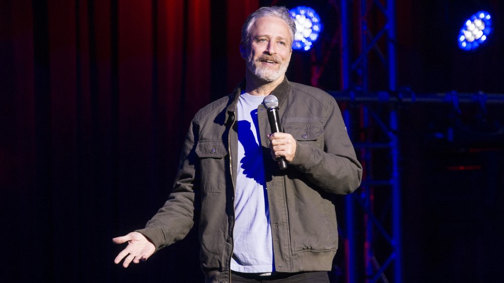 Jon Stewart on stage