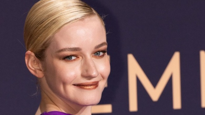 Julia Garner smiling at Emmys