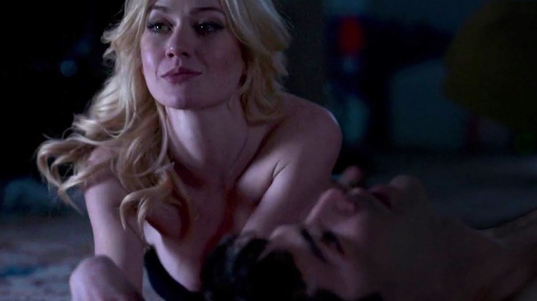 Owen and Amy lying on the floor in Trust