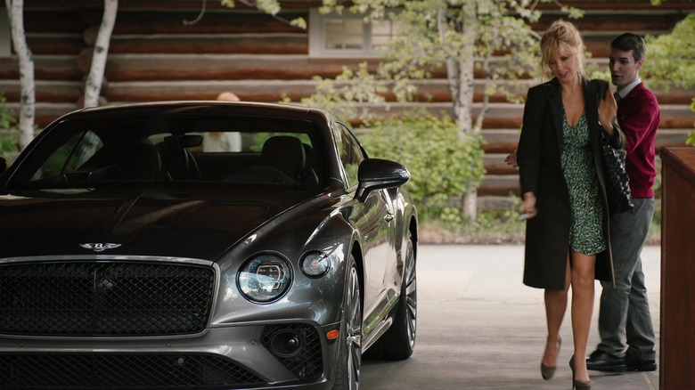 Beth approaches her Bentley in "Yellowstone"