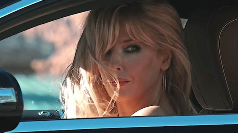 Beth Dutton in her car on 