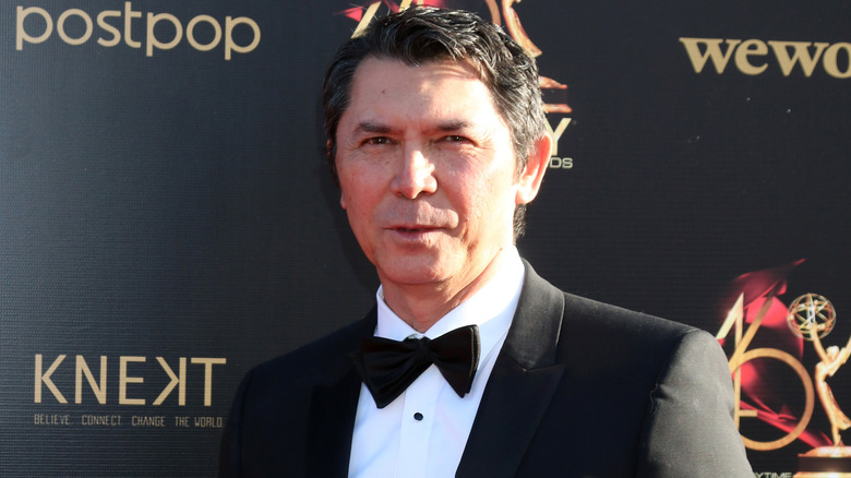 Lou Diamond Phillips in tuxedo