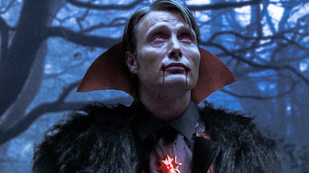 Mads Mikkelsen as Dracula in a digital piece by ApexForm