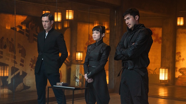 Andrew Koji, Haruka Abe and Henry Golding in 'Snake Eyes: G.I. Joe Origins'