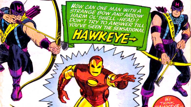 Hawkeye and Iron Man