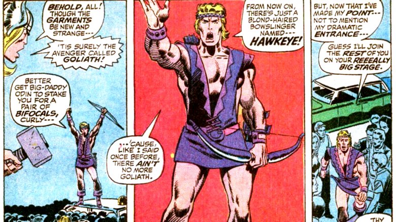 Hawkeye's 1970s costume