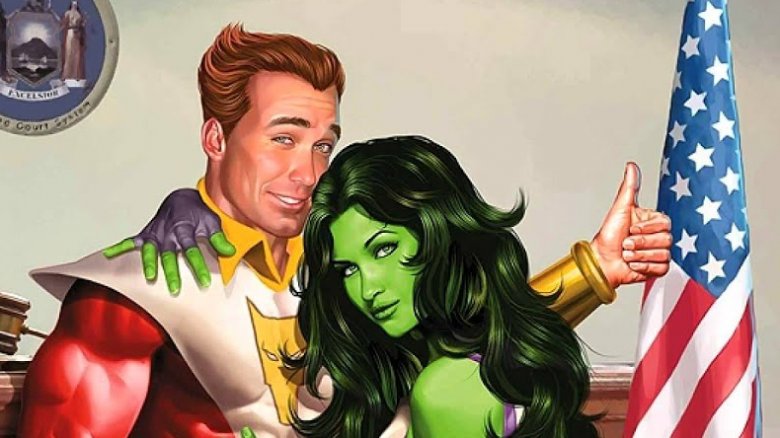 Starfox and She-Hulk