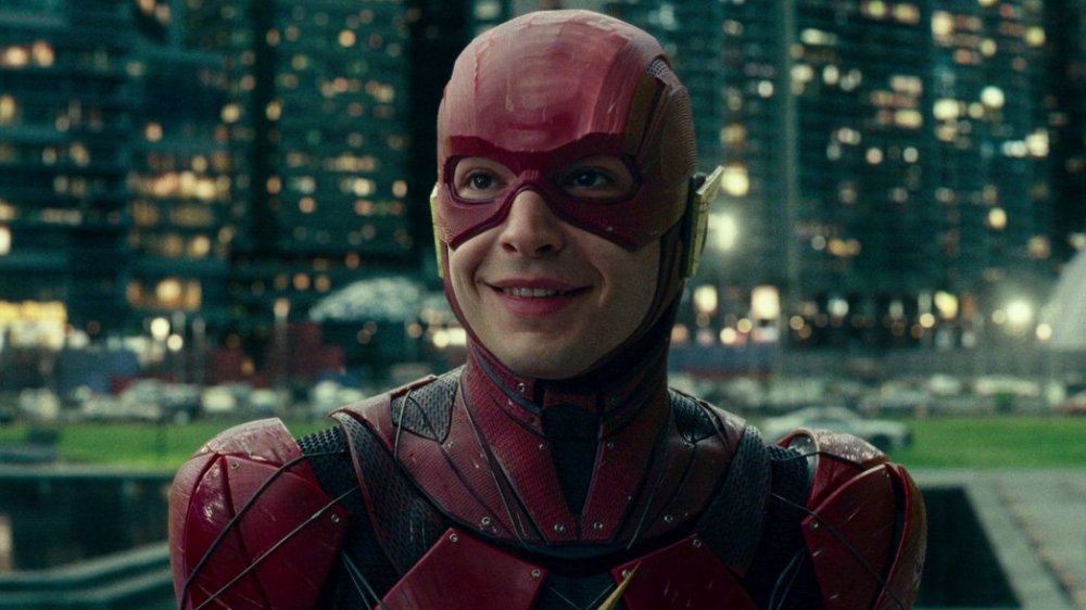 Ezra Miller as the Flash in Justice League