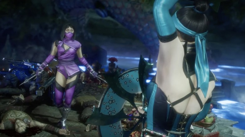 Kitana vs. Mileena from Mortal Kombat 11