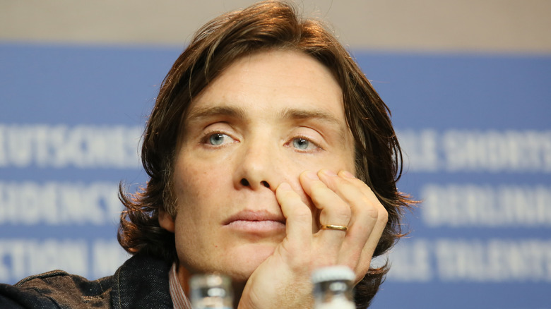 Cillian Murphy looking fed up