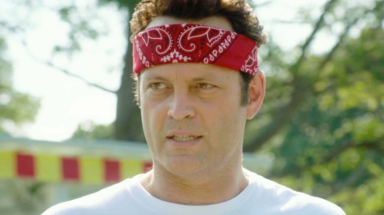 Billy McMahon wearing a bandana