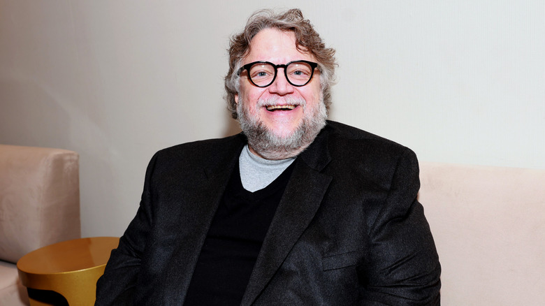 Guillermo del Toro smiling at event