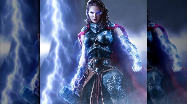 Natalie Portman Mighty Thor Jane Foster art apexform