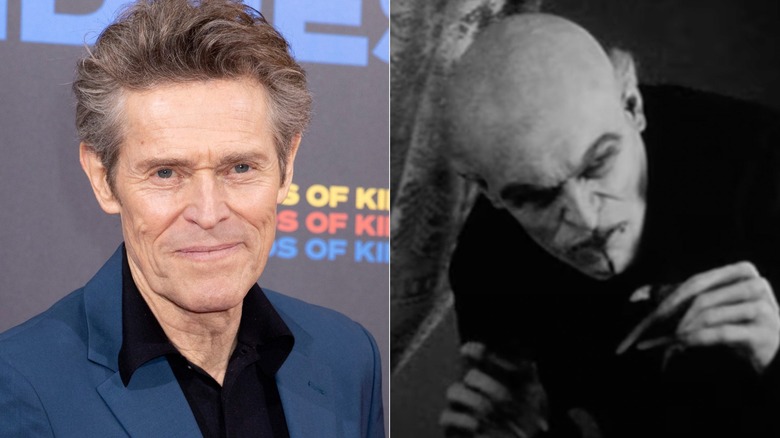 Willem Dafoe and Nosferatu collage