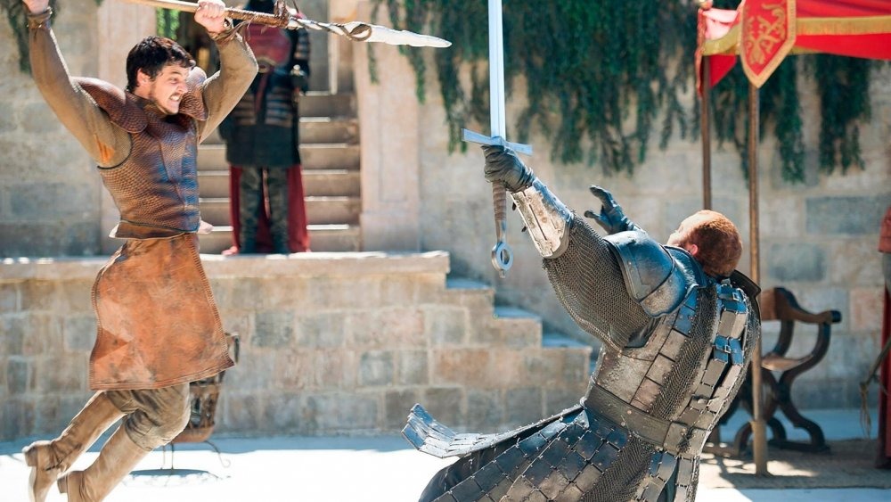 Oberyn Martell leaping spear