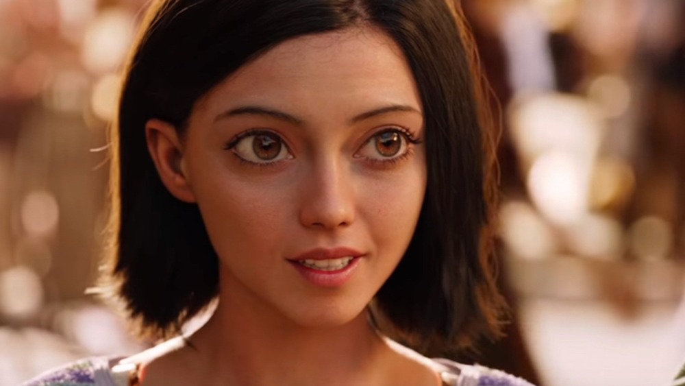 Alita smiling