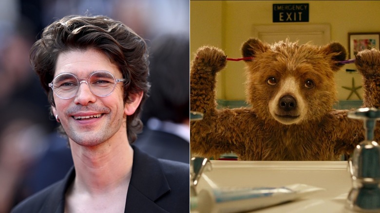 Paddington and Ben Whishaw collage