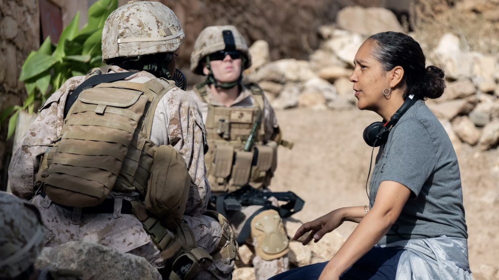 Gina Prince-Bythewood on the set of Netflix's The Old Guard