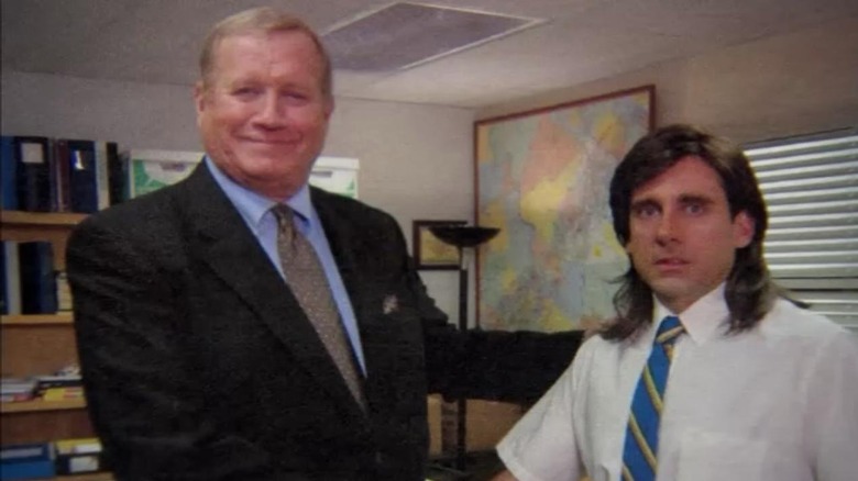 Photo of Ed Truck and Michael Scott 