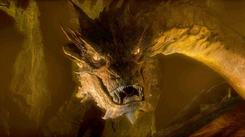 Close up of Smaug