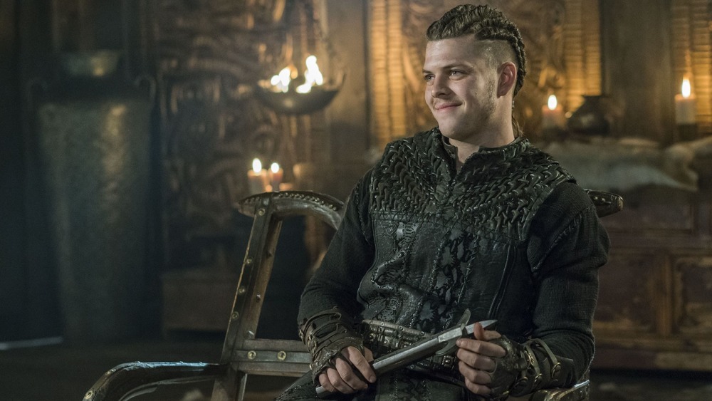 Ivar smirking with stake