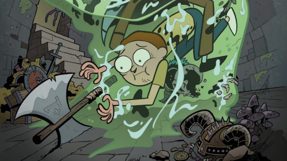 Rick & Morty vs Dungeons & Dragons comic cover