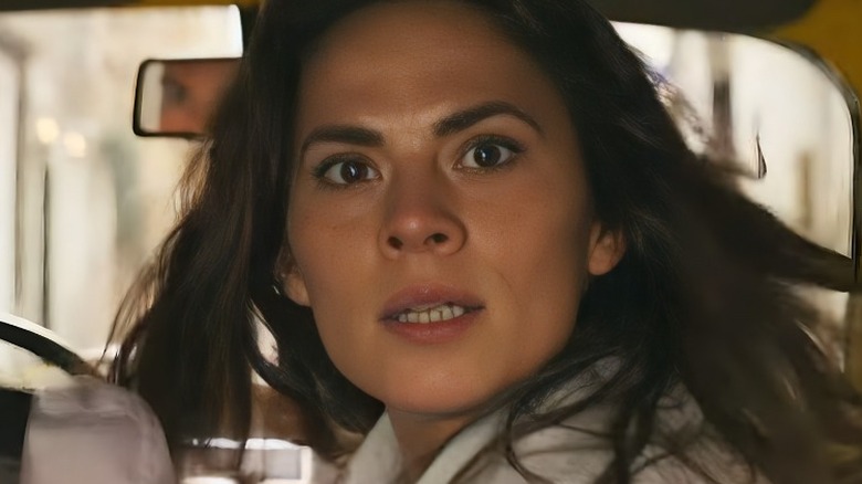 Hayley Atwell shocked expression