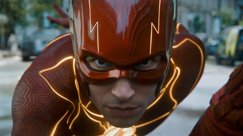 The Flash preparing to run