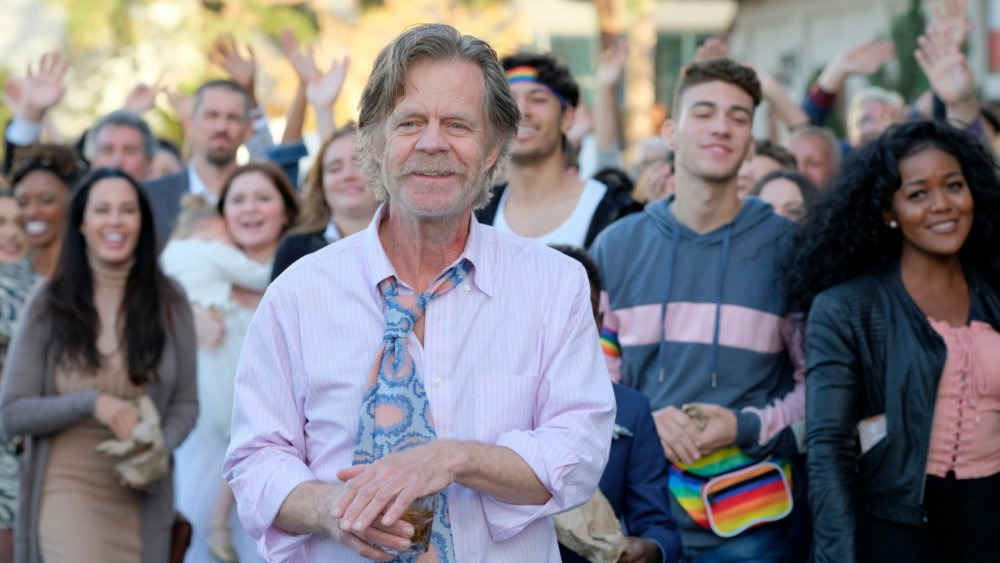 Frank Gallagher smiling Shameless