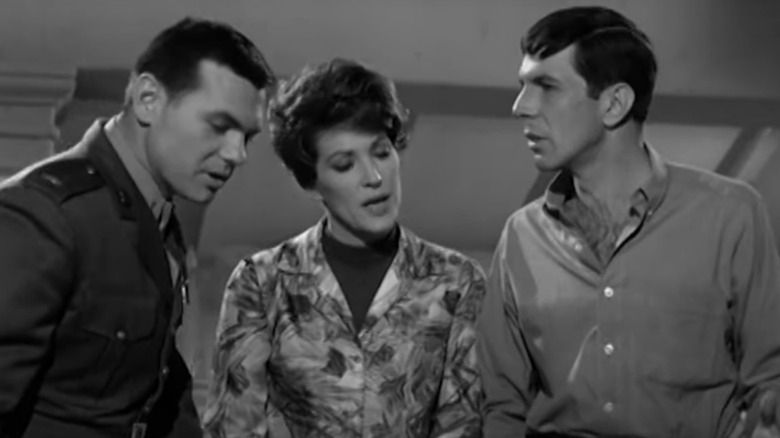 Gary Lockwood and Leonard Nimoy in "The Lieutenant"