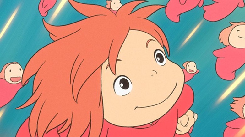 Ponyo swimming with her sisters